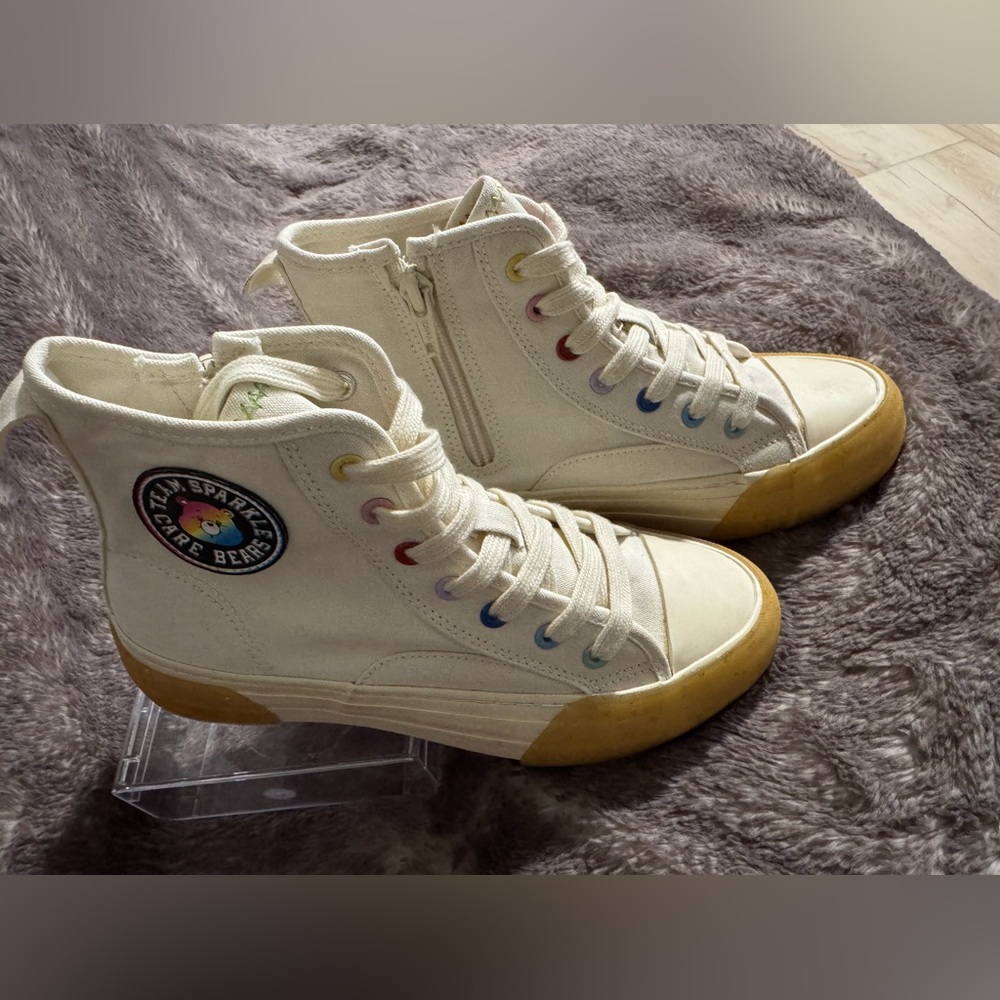 Authentic Zara Kids care bare limited edition hi top Sneakers